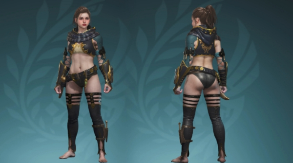 《怪物獵人：荒野》更少遮擋的徐武套裝MOD[帶有物理效果]