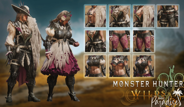 《怪物獵人:荒野》Paradise系列護甲(多合一)MOD