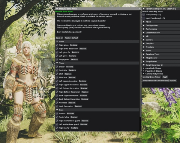 《怪物獵人:荒野》模塊化骸骨鎧甲MOD