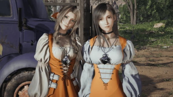 《最終幻想7：重生》愛麗絲FF7石榴石風(fēng)格禮服MOD