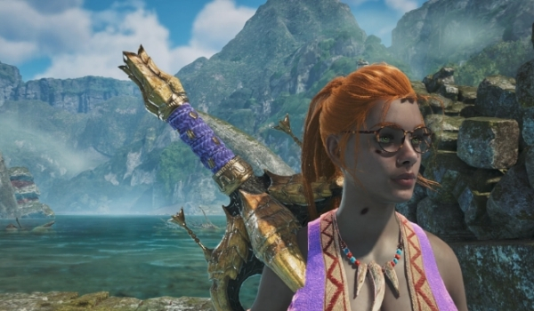 《怪物獵人：荒野》阿爾瑪眼鏡替換掉皮頭盔MOD