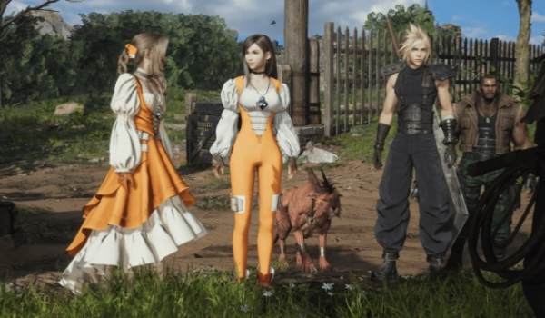 《最終幻想7：重生》蒂法FF9石榴石風格連身工裝褲MOD