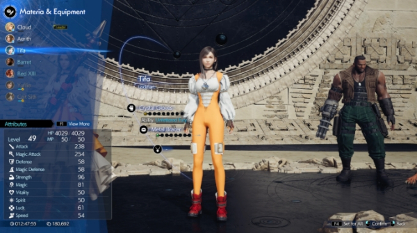 《最終幻想7：重生》蒂法FF9石榴石風格連身工裝褲MOD