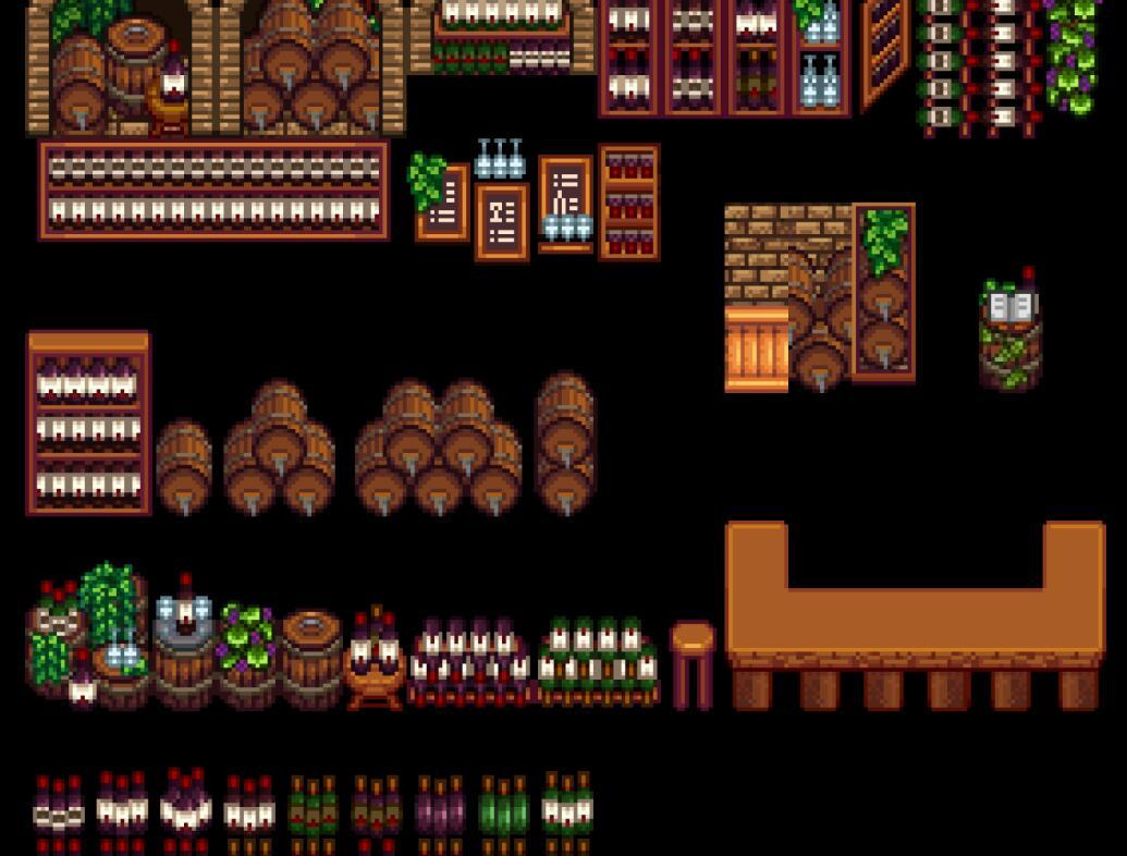 《星露谷物語》HXW釀酒廠家具MOD