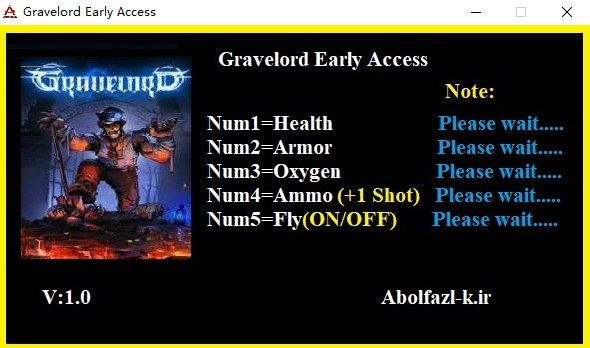 《Gravelord》五項修改器v1.0