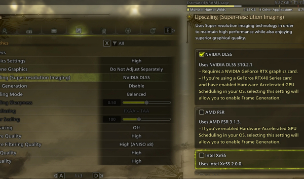 《怪物獵人：荒野》DLSS 4和XeSS 2.0技術(shù)增強MOD