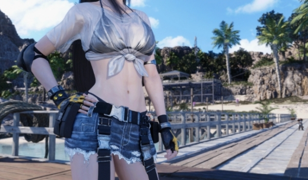 《最終幻想7：重生》蒂法無帽版救生員服裝MOD[替換默認服裝]