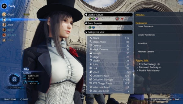 《最終幻想7：重生》蒂法高帽版扎坦娜服裝MOD