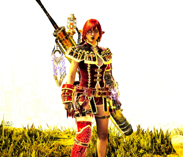 《怪物獵人：荒野》更加輕薄的女性戰斗盔甲MOD
