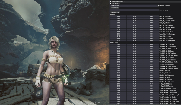 《怪物獵人：荒野》Female Body Sliders MOD