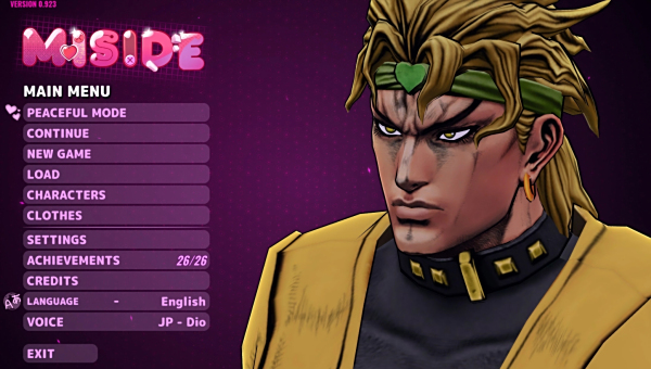 《米塔MiSide》jojo角色外觀mod整合包