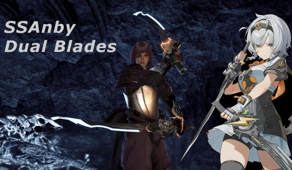 《怪物獵人：荒野》銀色士兵Anby雙刃MOD