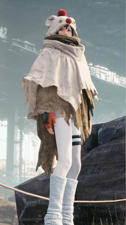 《最終幻想7:重制版》尤菲白色透明連褲襪MOD