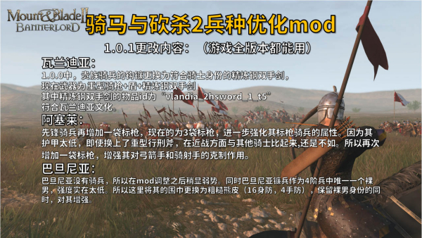 《騎馬與砍殺2：霸主》玩法優化mod整合包