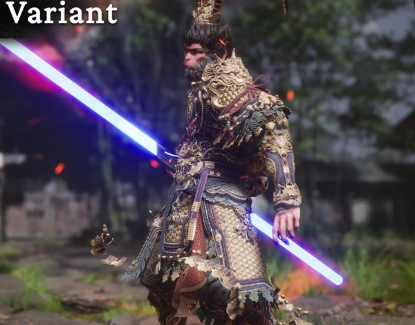 《黑神話：悟空》星戰(zhàn)深藍色雙刃光劍替換所有武器MOD