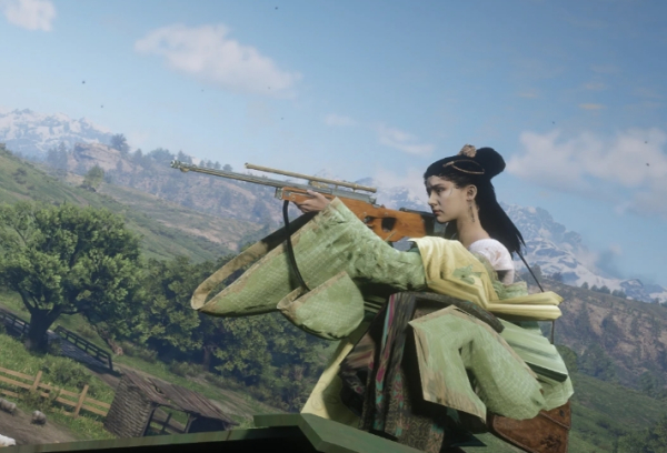 《荒野大鏢客2》黑神話：悟空二姐MOD