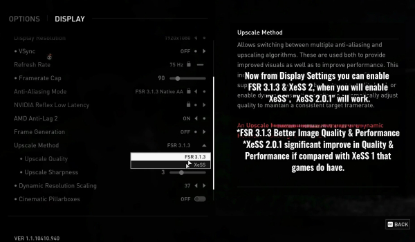 《最后生還者2重制版》FSR 3.1.3和XeSS 2.0.1更新?MOD