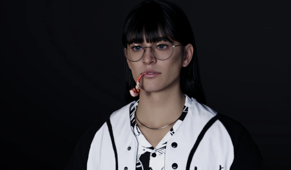《InZOI》帶眼鏡叼煙斗女MOD