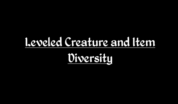 《上古卷軸4：湮滅重制版》分級生物和物品多樣性MOD