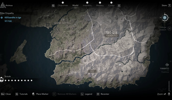 《刺客信條：影》除霧地圖MOD