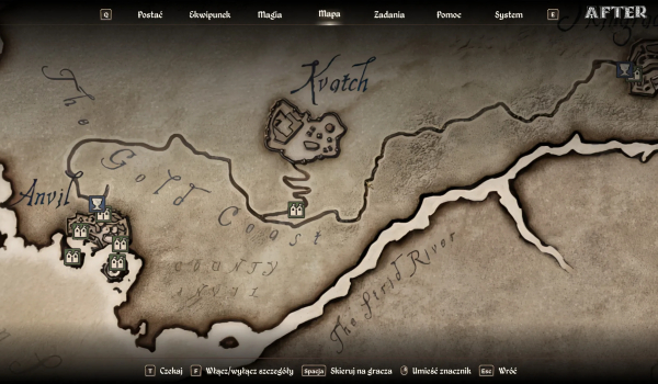 《上古卷軸4：湮滅重制版》高質量的4K世界地圖MOD