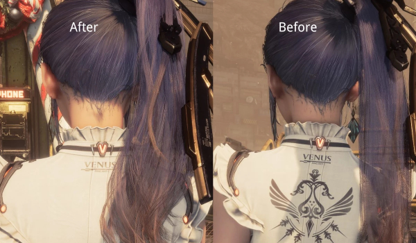 《劍星》四秒常服去背部印花版MOD