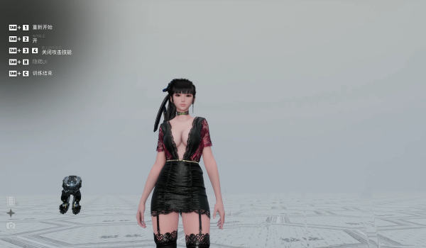 《劍星》伊芙黑色蕾絲深V禮服MOD