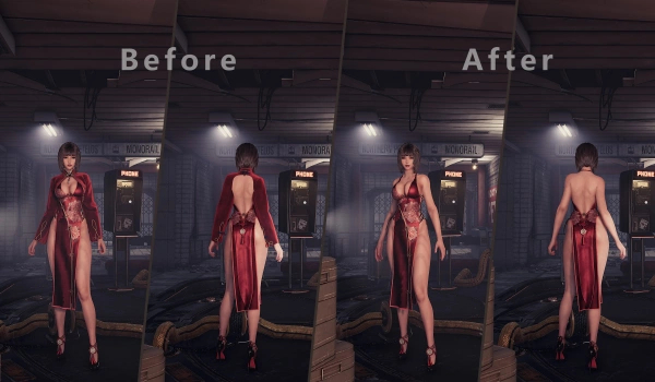 《劍星》女性氣質強化服裝MOD