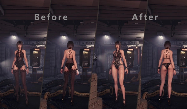 《劍星》女性氣質強化服裝MOD