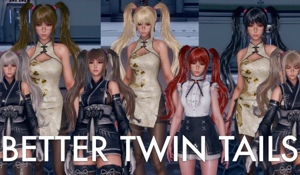 《劍星》雙馬尾優化版角色發型調整MOD