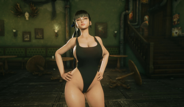《劍星》游戲女郎性感連體衣MOD