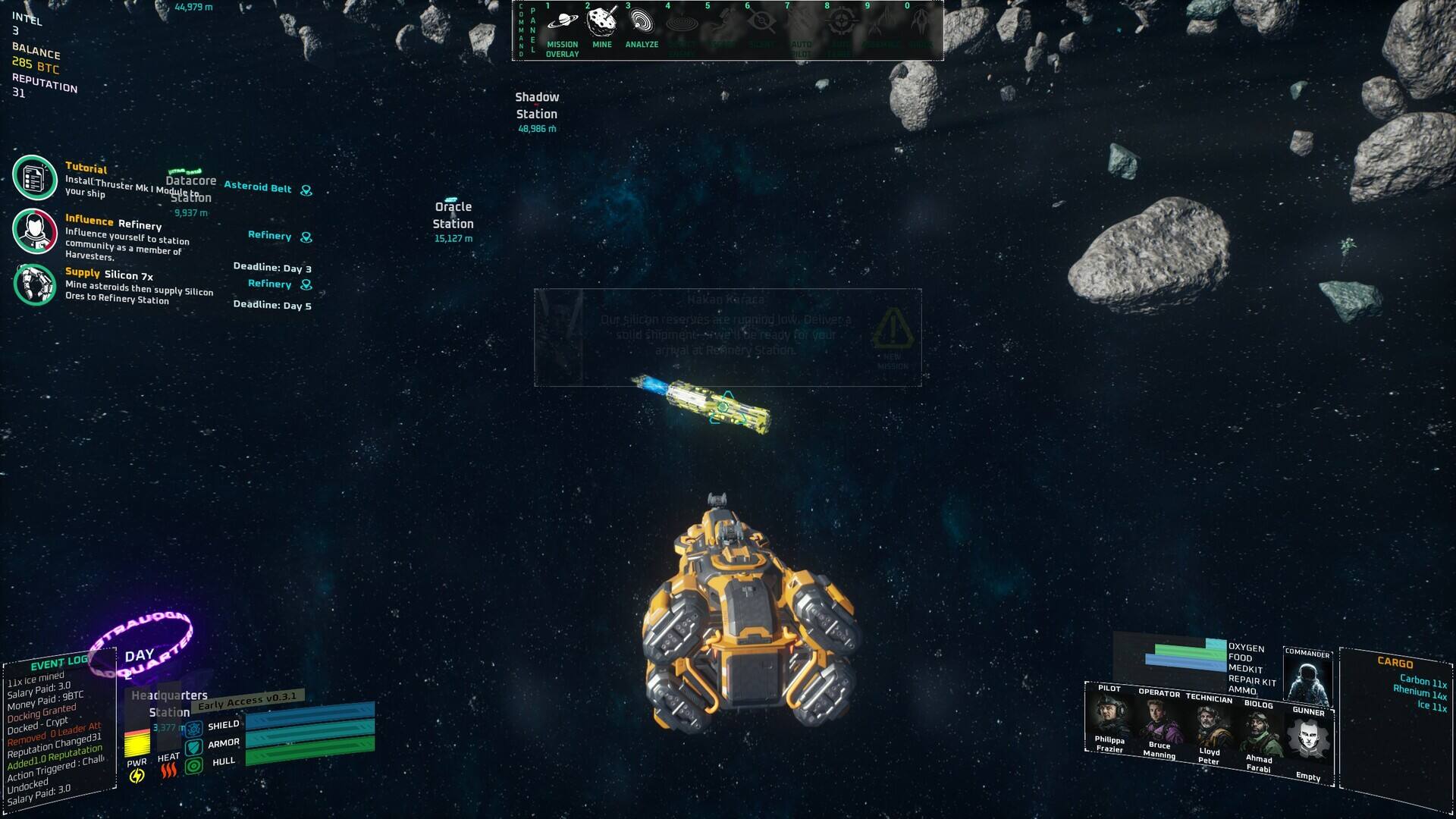 宇宙礦工壁紙