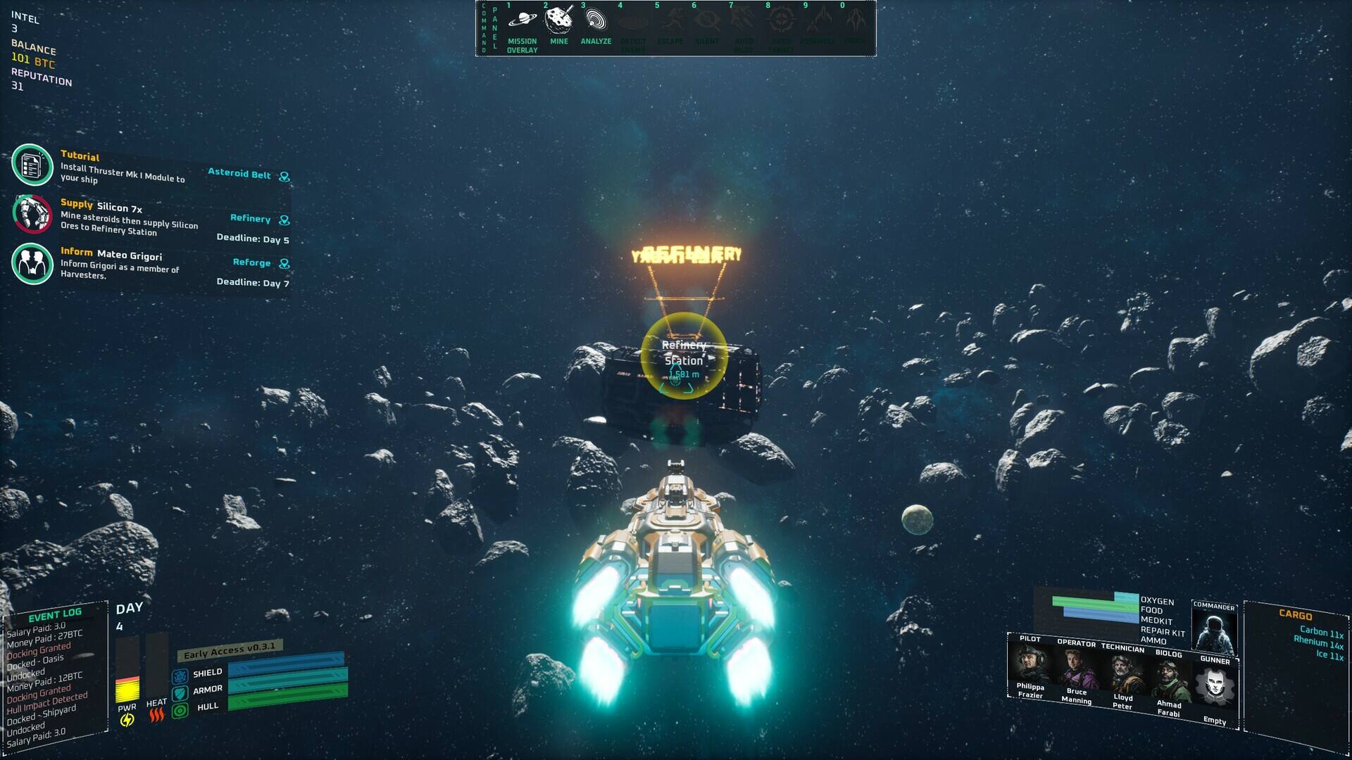 宇宙礦工壁紙