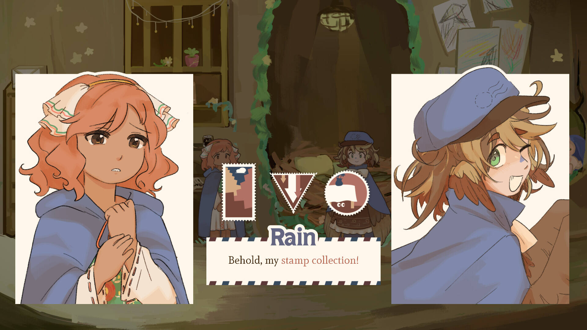 雨之上！告別郵局壁紙