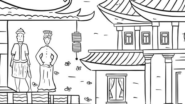 100 China Cats壁紙
