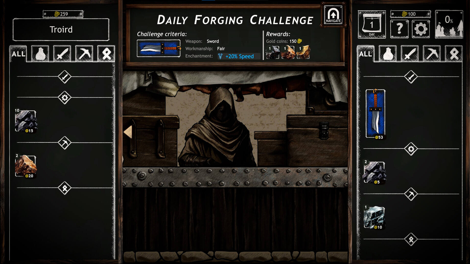 鐵匠：點燃鍛爐壁紙