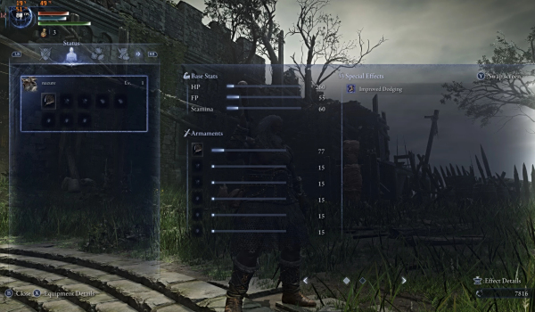《艾爾登法環(huán) 黑夜君臨》全職業(yè)閃避優(yōu)化MOD