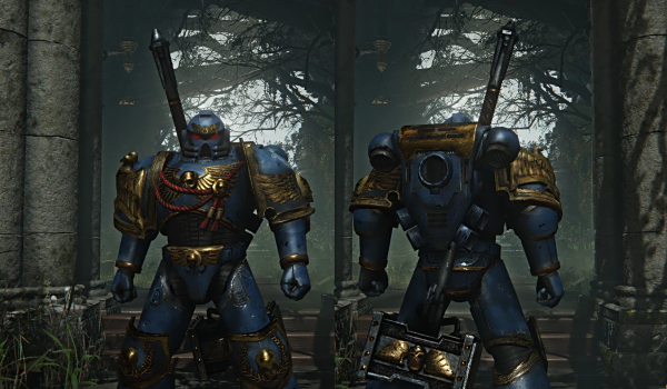 《艾爾登法環(huán) 黑夜君臨》戰(zhàn)錘40000裝甲套裝MOD