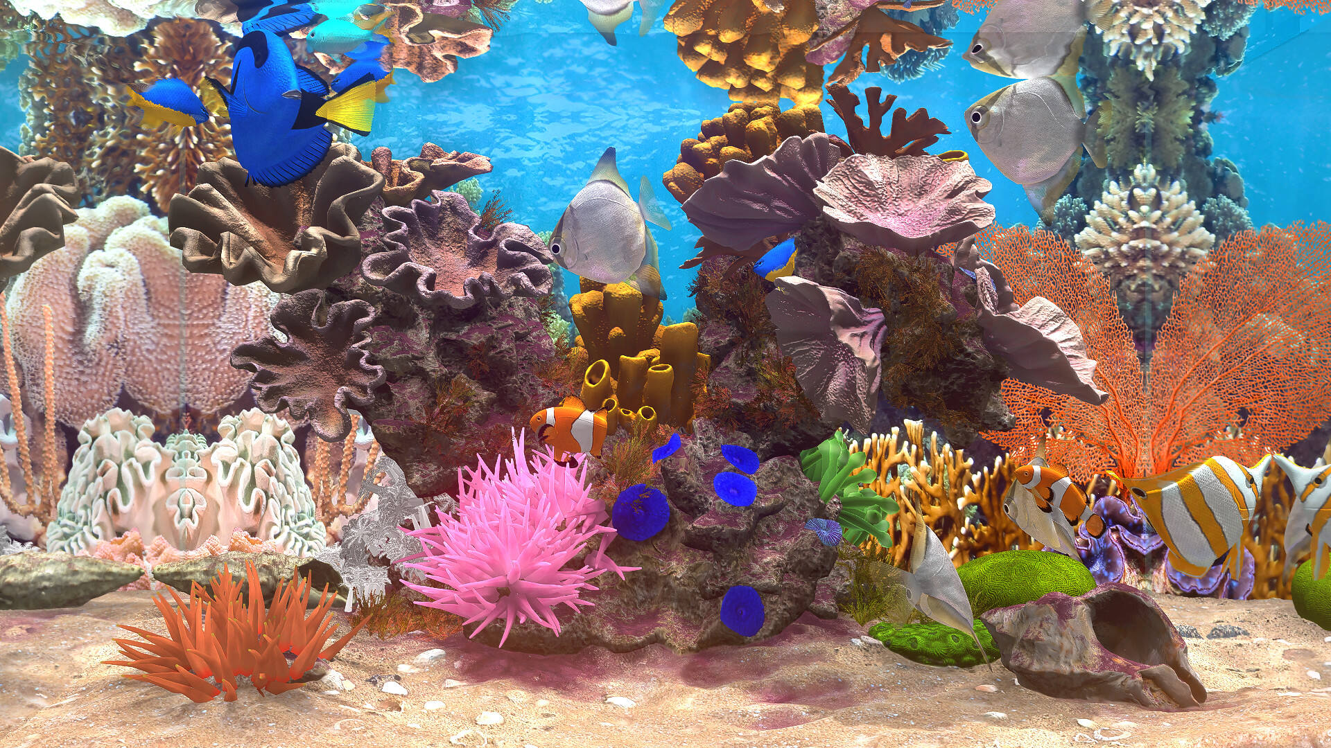 玻璃背后：水族箱模擬器壁紙