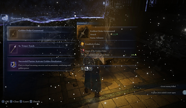 《艾爾登法環(huán) 黑夜君臨》首欄位必掉默認(rèn)偏好武器MOD