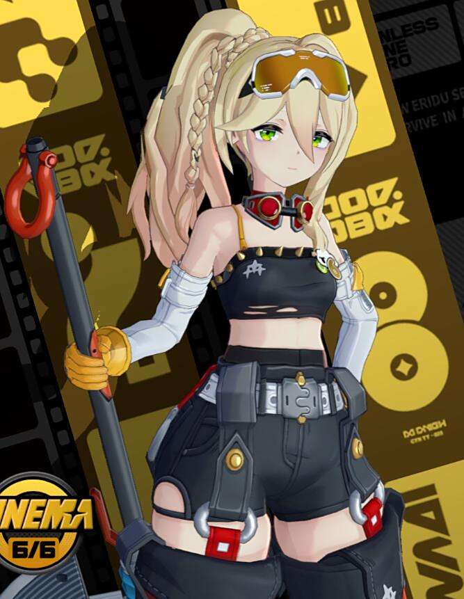 《絕區零》派派高馬尾發型MOD