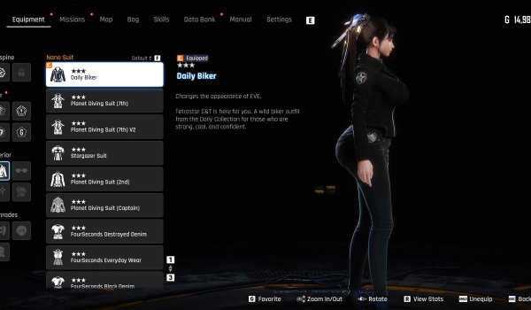 《劍星》伊芙雙D日常機車服MOD