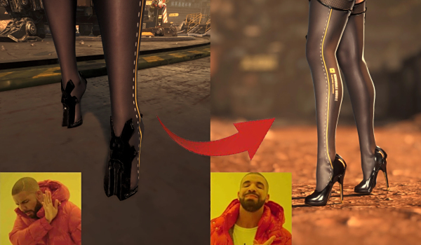 《劍星》舒適吉祥物鞋替換高跟鞋MOD