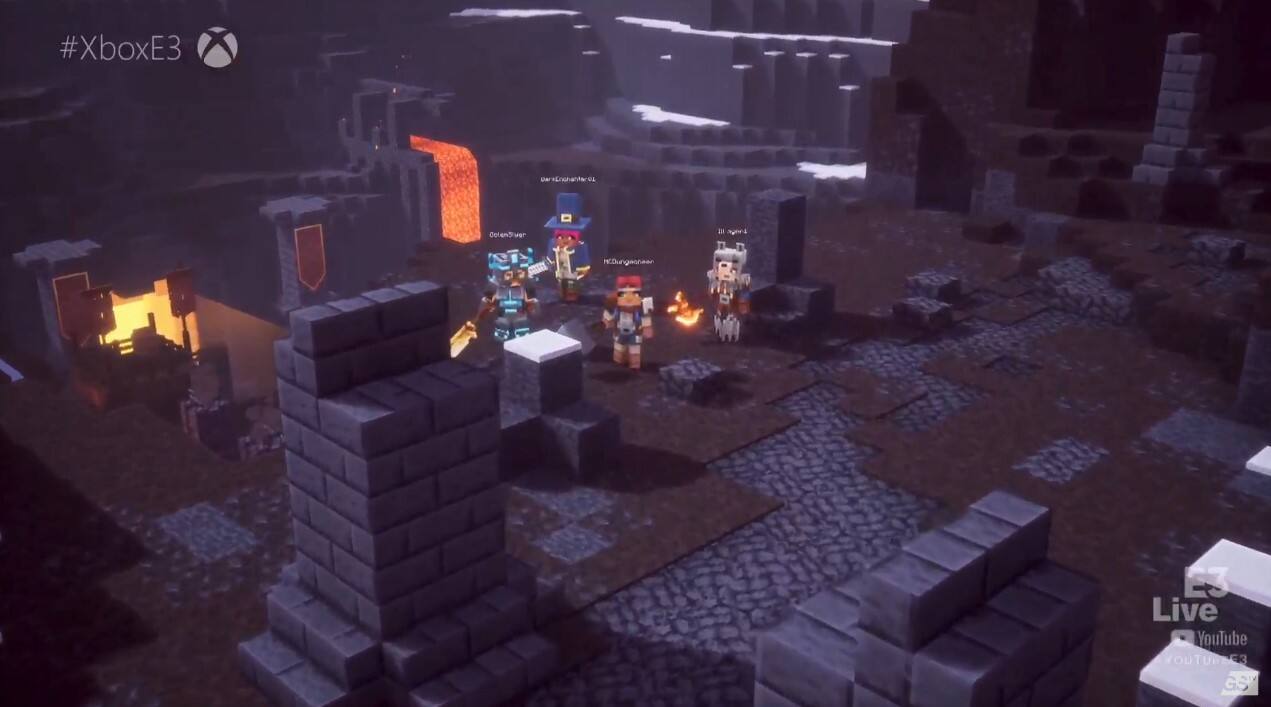 我的世界：地下城壁紙