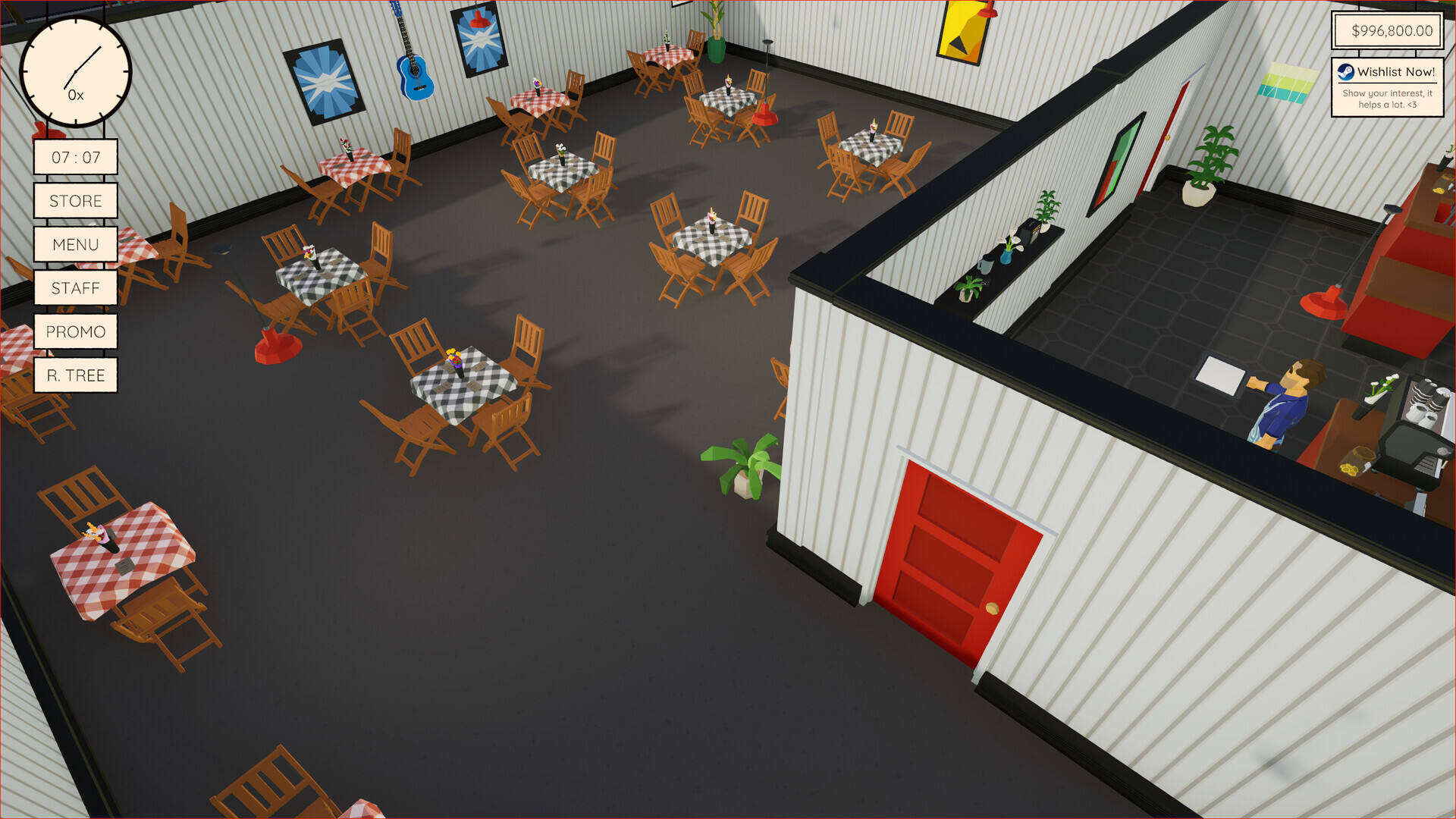 咖啡館經理壁紙