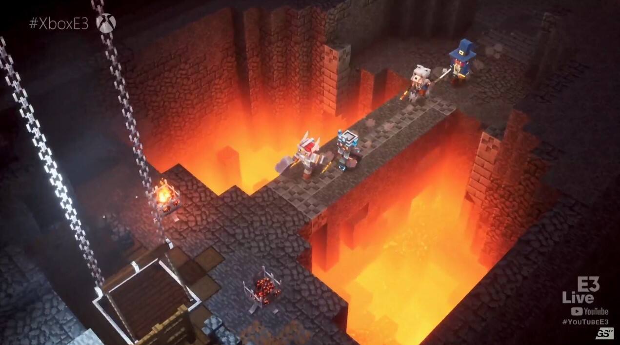 我的世界：地下城壁紙