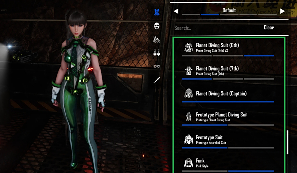 《劍星》CNS默認套裝分類MOD