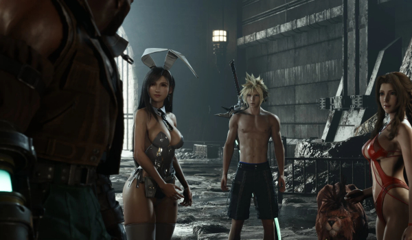 《最終幻想7:重生》蒂法第一后裔海莉兔子裝MOD