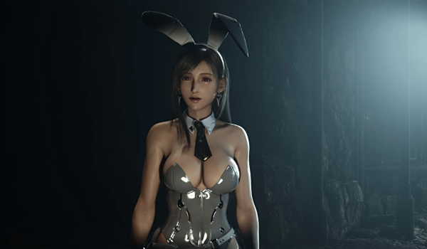 《最終幻想7:重生》蒂法第一后裔海莉兔子裝MOD