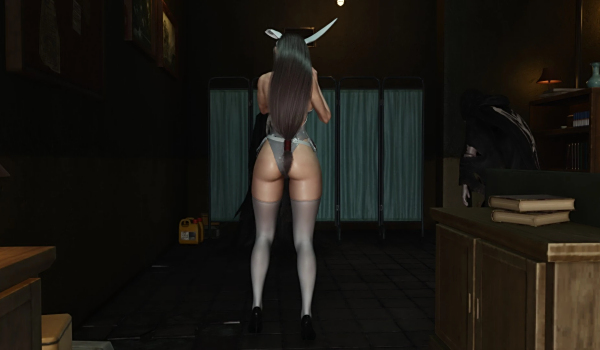 《最終幻想7:重生》蒂法第一后裔海莉兔子裝MOD